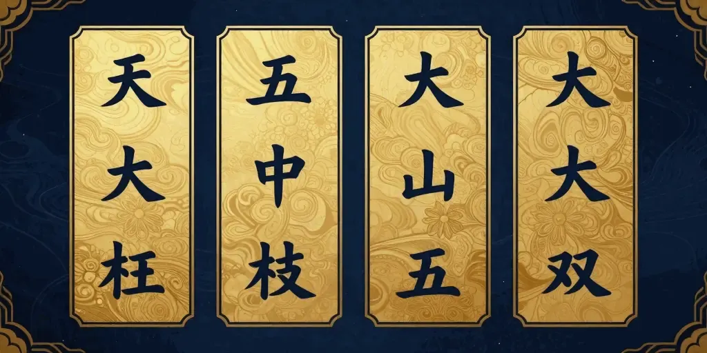 Four Pillars of Destiny illustration